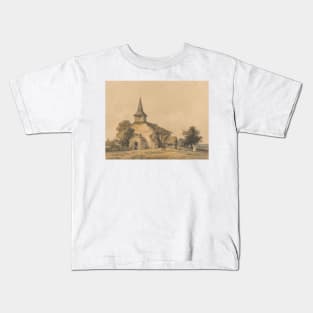 Chapel Church, Surrey by Thomas Girtin Kids T-Shirt